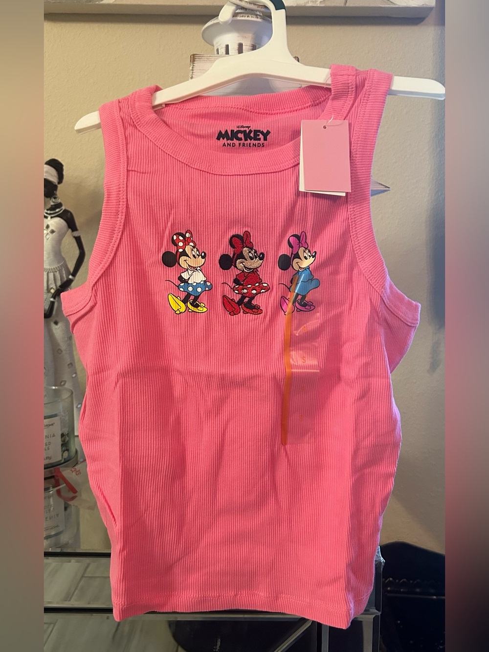 Pink Minnie Tank Top